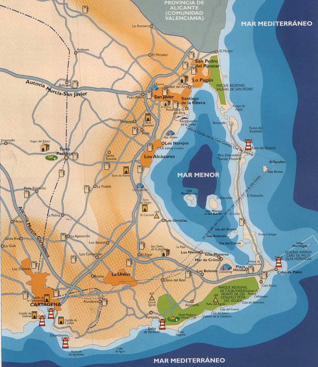 Mapas Del Mar Menor Mapas Del Mar Menor
