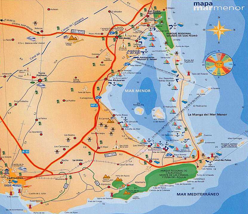 Mapas Del Mar Menor Mapas Del Mar Menor